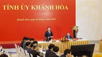 NA Chairman works with Khanh Hoa’s Party Committee