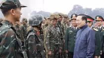 State leader examines combat readiness at Special-task Arm