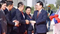 NA Chairman arrives in Vientiane, beginning working trip in Laos