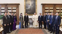 Vietnamese President visits the Vatican, meets with Pope Francis, Cardinal Pietro Parol