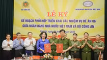 Ministry of Public Security, State Bank of Vietnam agree to support each other in implementing Project 06