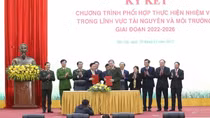 Ministry of Public Security, Ministry Natural Resources and Environment sign cooperation deal