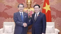 NA leader hosts special advisor to Japanese Cabinet