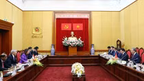 Minister To Lam hosts Singaporean Senior Minister Teo Chee Hean