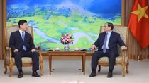 Prime Minister receives governor of Japan's Kagoshima prefecture