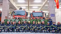 Minister To Lam visits fire and rescue unit in Hanoi