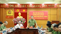 Leaders of public security inspect overall police work in Ba Ria-Vung Tau