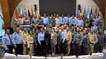 Special celebration by Vietnamese female police officer and her colleagues in Africa