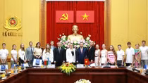 Minister To Lam receives delegation of the Ministry of Internal Affairs of Belarus