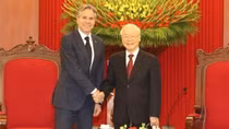 Party chief receives US Secretary of State
