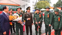Leaders of the Ministry of Public Security attend 2023 enlistment event