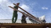 Police support mountainous people in overcoming consequences of rainstorms
