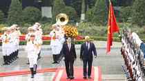EC President António Costa warmly welcomed in Hanoi
