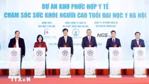 Party chief attends groundbreaking of elderly healthcare complex in Hanoi