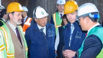 European Council President visits Hanoi’s metro line project