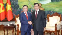 Key Vietnamese Party official meets with top Lao leader in Vientiane