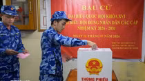 Early voting held safely and orderly for voters on duty at sea