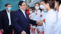 PM Chinh inspects SEA Games preparations in Hanoi