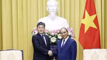 President receives Japanese Minister of Justice