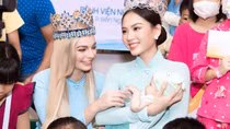 Miss World 2021 Karolina Bielawska joins charity in Vietnam
