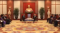 Party and Government leaders host Cambodian NA President
