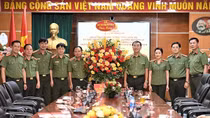 Leaders of MPS visits Public Security Department of Information and Communication