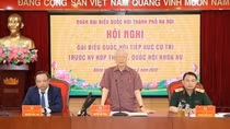 Party chief meets voters in Hanoi