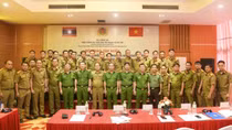 Vietnam’s Ministry of Public Security holds narcotics investigation training for Lao police