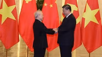 Party chief sends thank-you message to Chinese leader following official visit