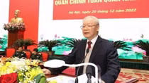 Party leader attends national military-political conference 2022