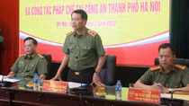 MPS leader inspects law enforcement and legal affairs in Hanoi
