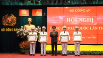 Units and oficers with outstanding achievements at work honored