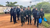 Latest photos of three Vietnamese police officers in South Sudan