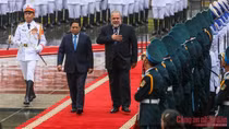 Prime Minister hosts welcome ceremony for Cuban counterpart