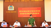 Deputy Minister Nguyen Duy Ngoc inspects the implementation of Project No. 06 in Khanh Hoa