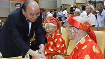 President attends ceremony for Action Month for Elderly