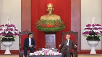 Party leader hosts Speaker of Singaporean Parliament