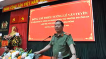 Dak Nong police ensure local order and security