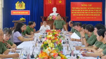 Deputy Minister Le Van Tuyen inspects task performance of Quang Nam police