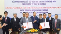 Japan to recruit Vietnamese interns under newly signed MoU