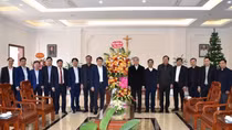 Leaders of the Ministry of Public Security congratulate Catholics and Protestants on the occasion of Christmas