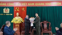 Public Security Newspaper delegation visits Ha Tinh Provincial Police Department