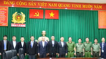 Royal Thai Police delegation visits HCMC Municipal Police Headquarter