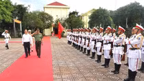 Minister To Lam visits Dak Nong Provincial Police Department