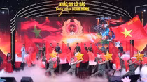Party leader attends art event marking army’s decade of following Uncle Ho’s teachings