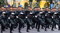 Hanoi police rehearse for ‘Festival for a Peaceful Capital’ parade