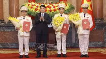 Three Deputy Ministers of Public Security promoted to Senior Lieutenant General