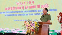 Deputy Minister Tran Quoc To attends “All People Protecting National Security” Festival in Thai Nguyen province