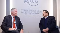 PM meets with OECD Secretary-General in Davos