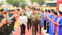 Deputy Minister Le Quoc Hung attends “All People Protecting National Security” Festival in Lang Son province